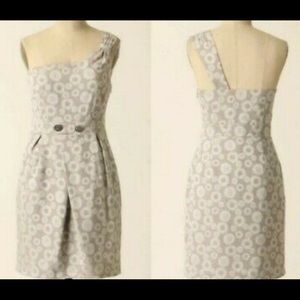 Anthropologie Grey dress